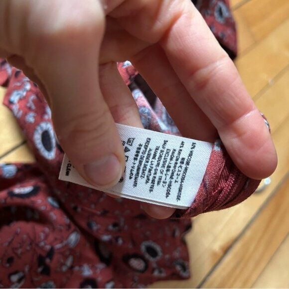 Free People Sz 8 Some Like It Hot Floral  Long Sleeves Jumpsuits - Picture 14 of 14